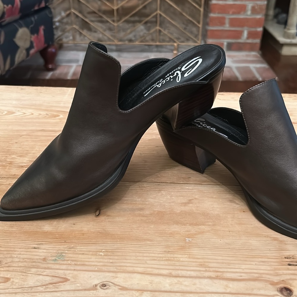 Bronz Leather mules - Picture 2 of 6